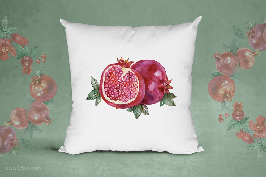 25xt-484975 Watercolor Pomegranate-3.jpg