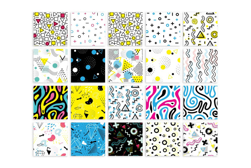 25xt-484980 50 seamless patterns in 80's style 1.jpg