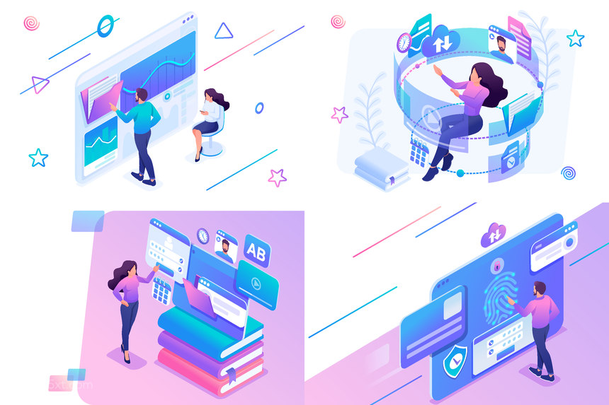 25xt-484981 Set isometric concept6.jpg