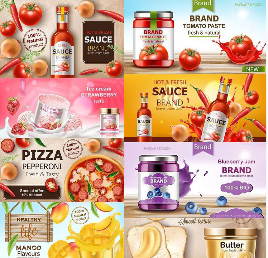 25xt-484984 Design advertising 3d illustrations of desserts and sauces 5.jpg