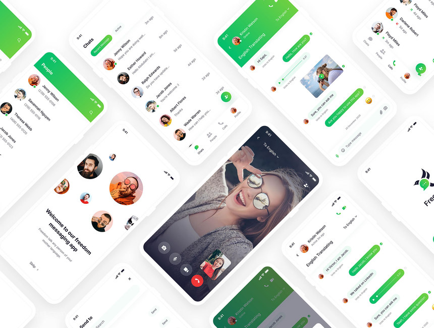 25xt-484985 Freedom Messaging App UI Kit 5.jpg