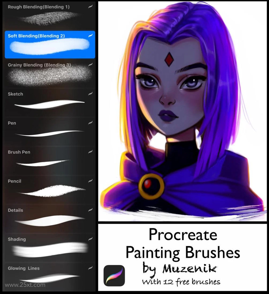25xt-485082 Procreate Painting Brushes- Set of 107.jpg