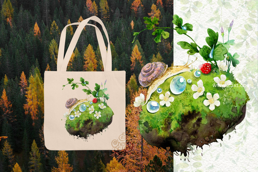 25xt-485264-Watercolor cliparts of forest moss and herbs7.jpg