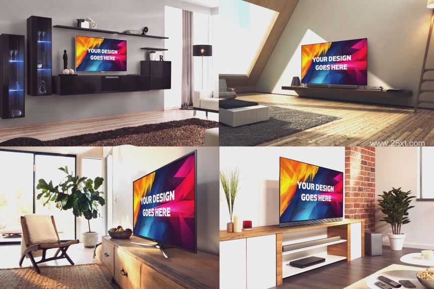 25xt-485698-Television Display Mock-up Bundle 25.jpg