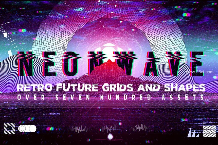 25xt-485725-NeonWave Retro Future Grids & Shapes1.jpg