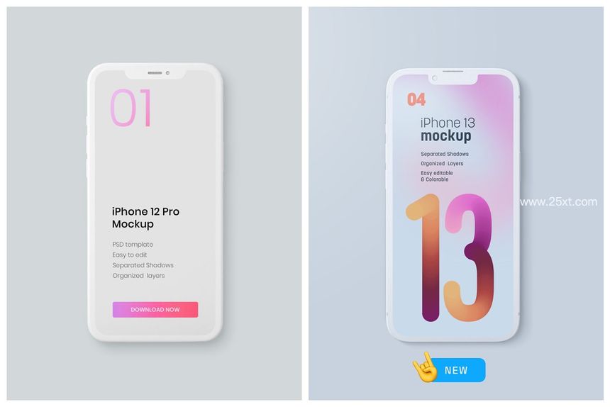 25xt-486198-iPhone 12 & 13 Pro Clay Mockup Set2.jpg