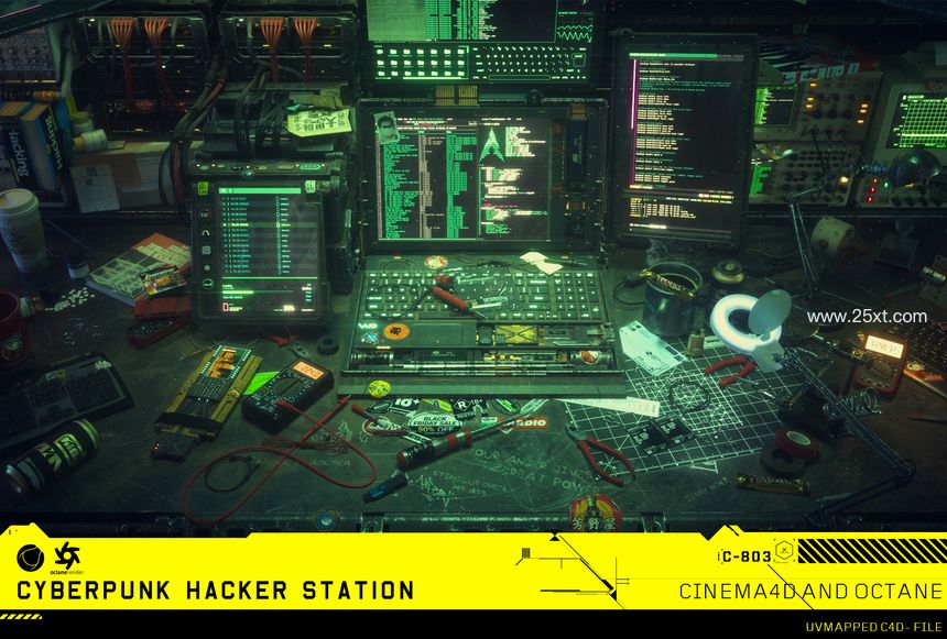 25xt-486295-Cyberpunk Hacker Station C4D and Octane project2.jpg