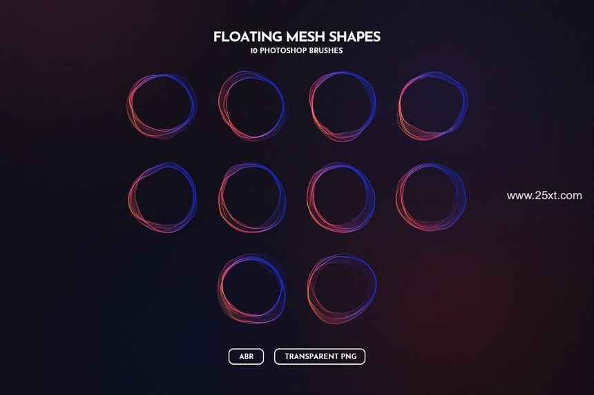 25xt-486425-Floating Mesh Shapes Photoshop Brushes2.jpg