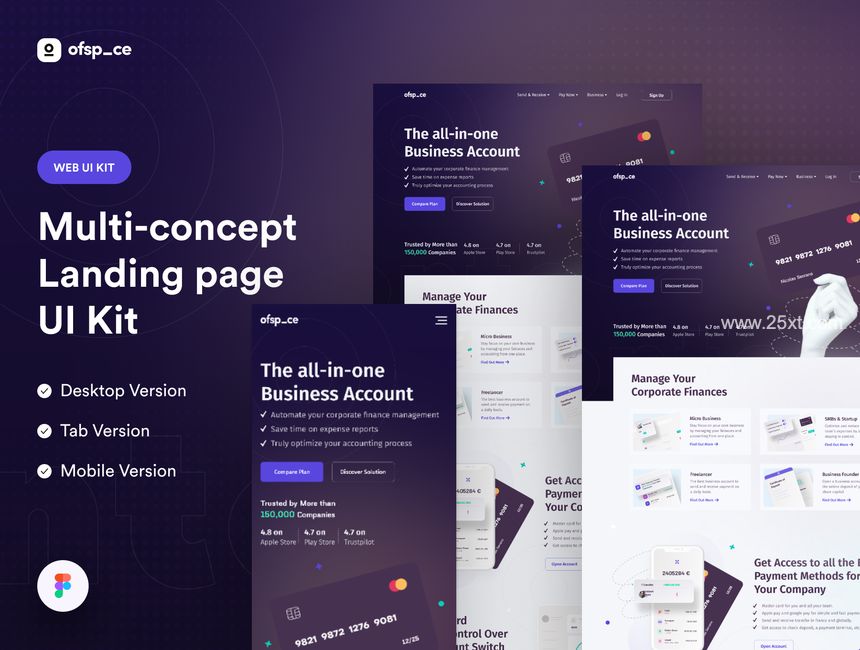 25xt-486454-Multi-concept Landing page UI Kit V28.jpg