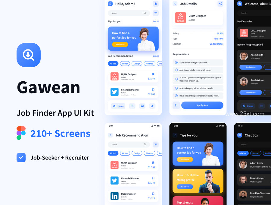 25xt-486678-Gawean - Job Finder App UI Kit1.jpg