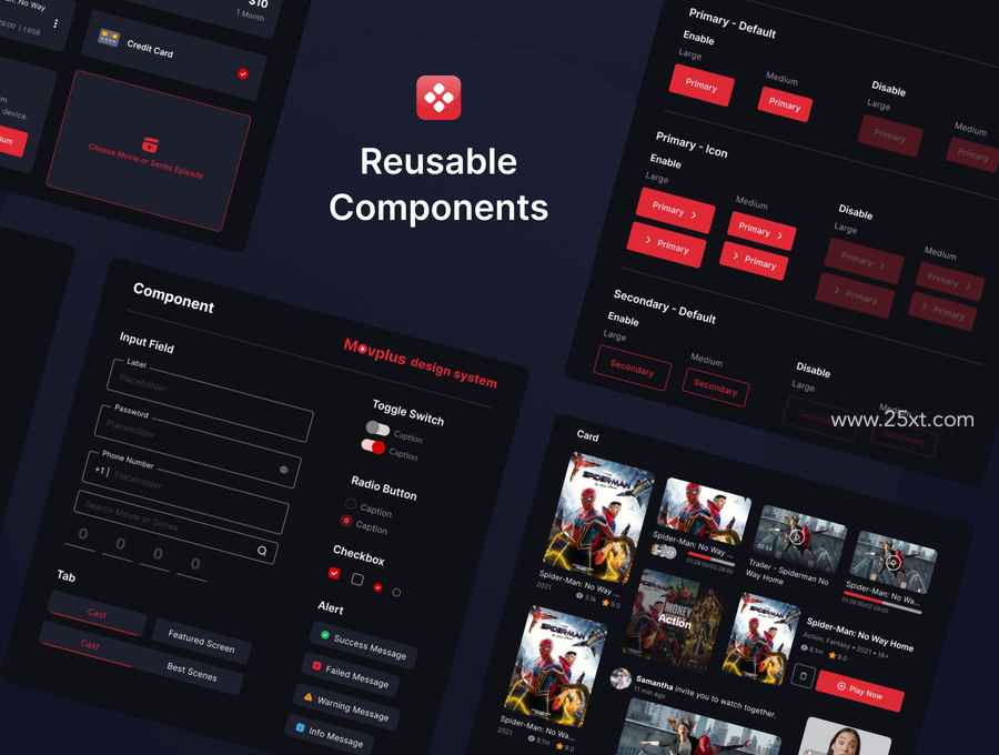 25xt-486688-Movplus - Movie App UI Kit4.jpg