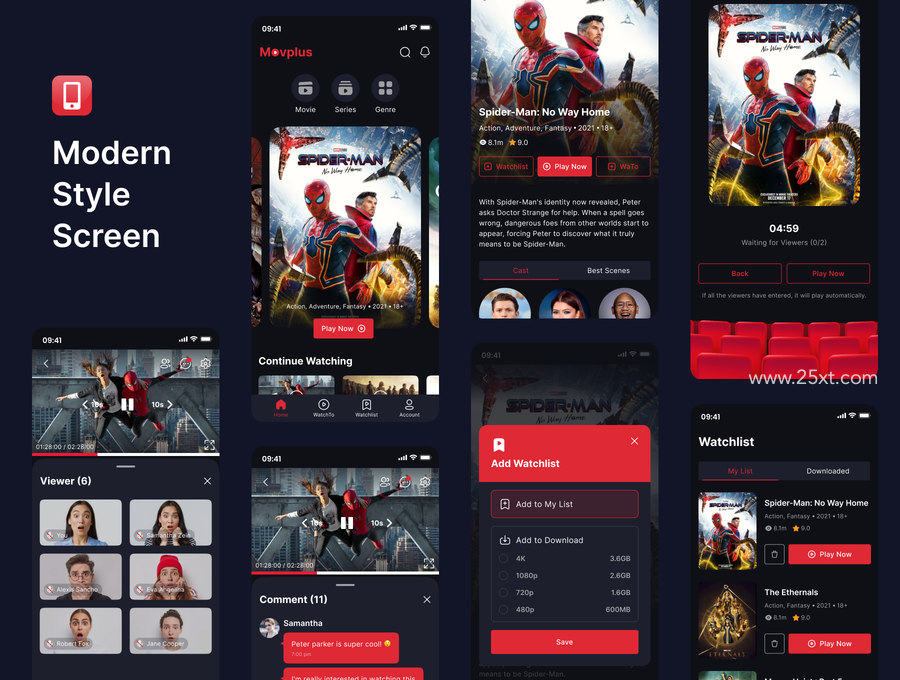 25xt-486688-Movplus - Movie App UI Kit2.jpg