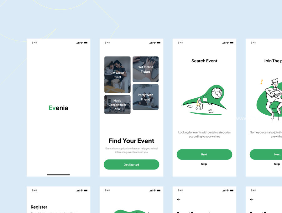 25xt-486691-Evenia - Event App UI Kit5.jpg