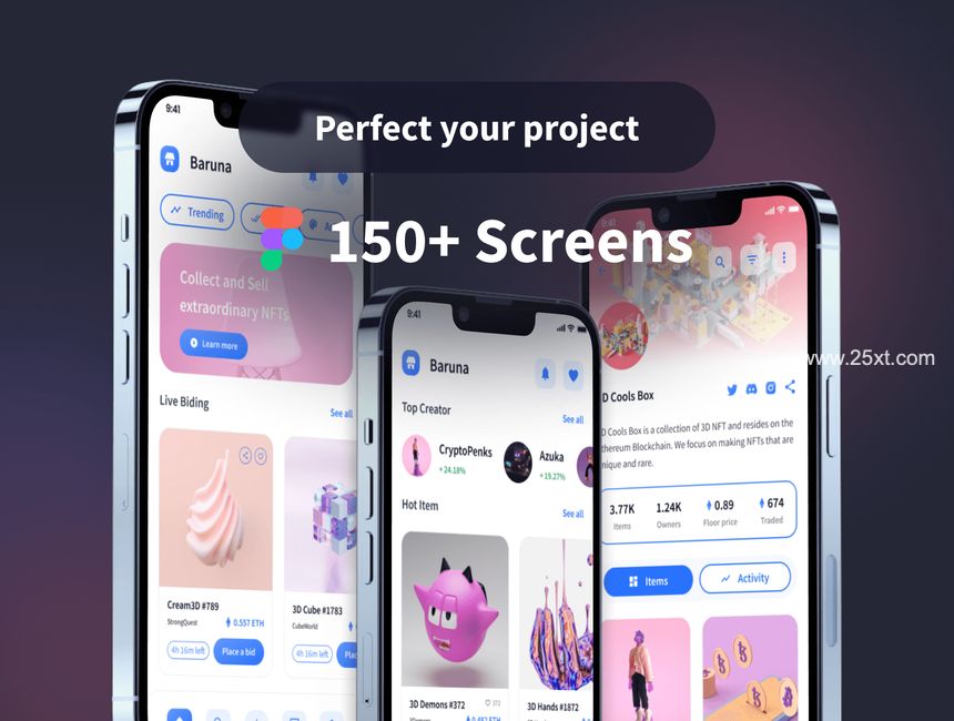 25xt-487340-Baruna - NFT Marketplace Store App UI Kit7.jpg
