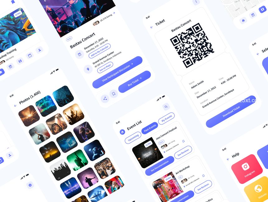 25xt-487587-Acara - Event Booking & Tickets App UI Kit4.jpg