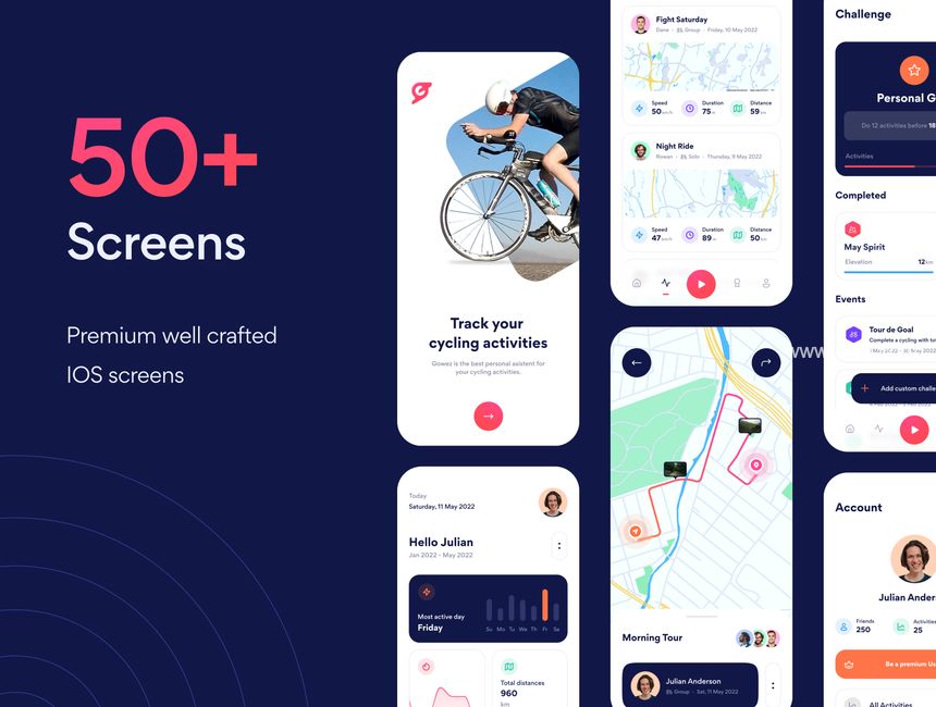 25xt-487728-Gowez - Sport Cycling Tracker App UI Kit2.jpg