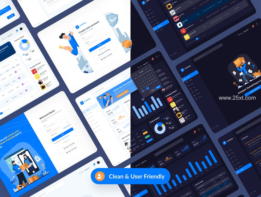 25xt-487730-Gudshop - Ecommerce Dashboard UI Kit4.jpg