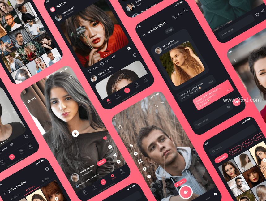 25xt-487870-TokTok - Social Media App UI Kit6.jpg