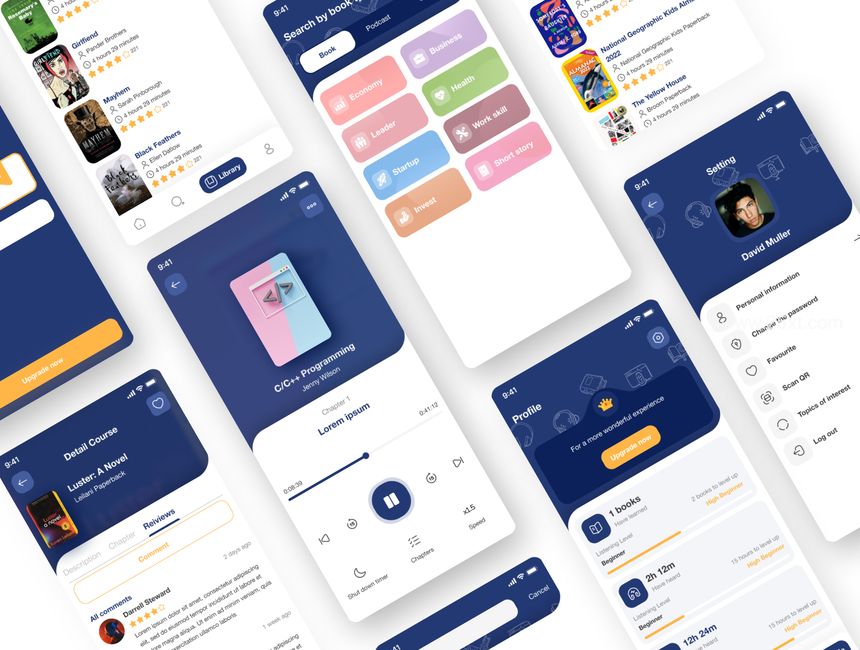 25xt-487892-Audio Book & Ebook Mobile App UI Kit2.jpg