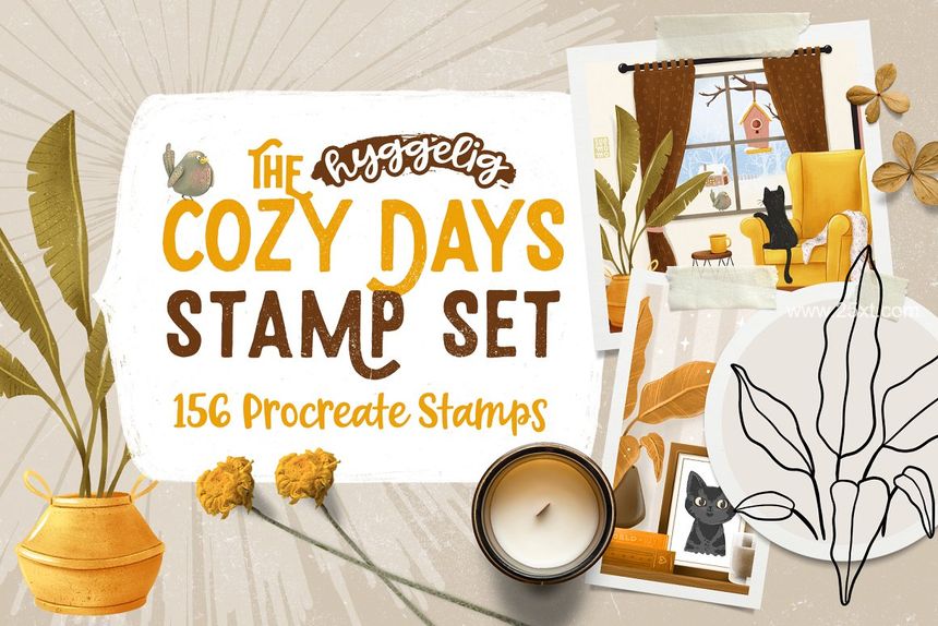 25xt-488140-Cozy Days Stamp Set for Procreate1.jpg