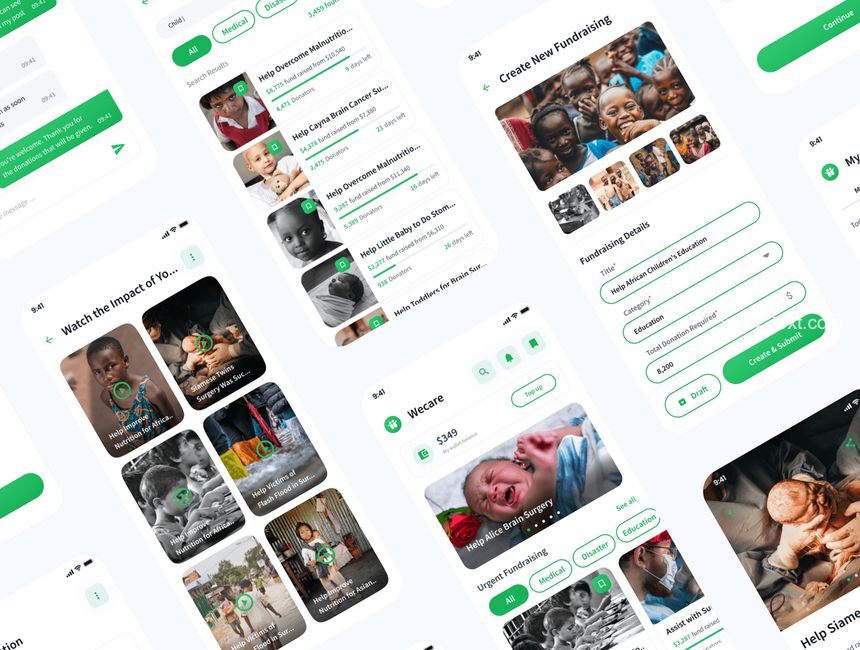 25xt-488079-Wecare - Donation Charity & Fundraising App UI Kit3.jpg