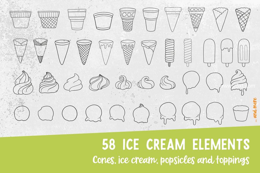 25xt-488247-Icecream & Fruits Stamp Set for Procreate6.jpg