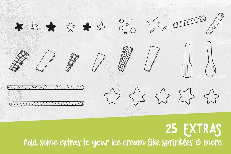 25xt-488247-Icecream & Fruits Stamp Set for Procreate9.jpg