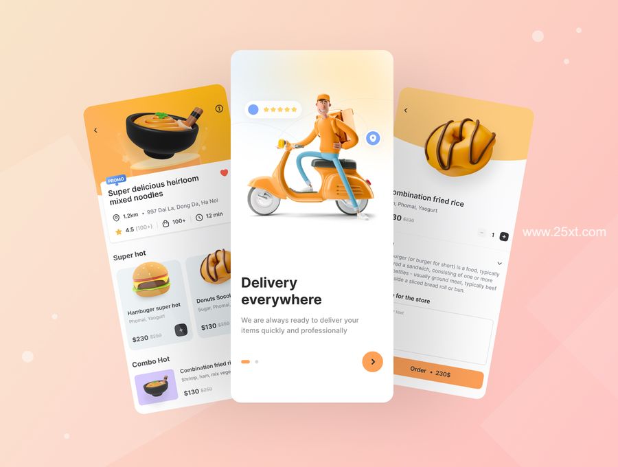 25xt-488401-Yummy - Delivery Food App iOS Ui Kit3.jpg