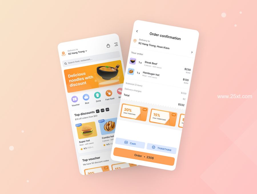 25xt-488401-Yummy - Delivery Food App iOS Ui Kit4.jpg