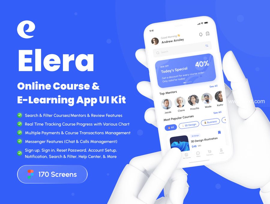 25xt-488562-Elera - Online Course & E-Learning App UI Kit1.jpg