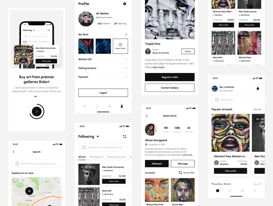 25xt-161932-BidArt - Art Bidding Mobile App UI Kit2.jpg