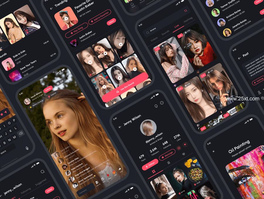 25xt-161937-Zuzu - Short Video & Social Media App UI Kit6.jpg