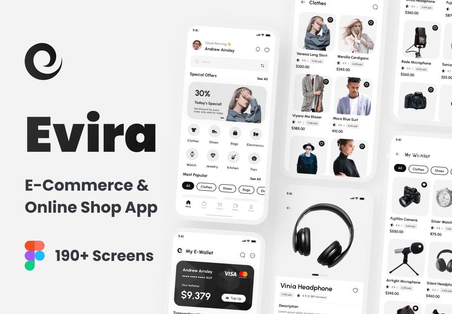 25xt-171122-Evira - E-Commerce & Online Shop App UI Kit1.jpg