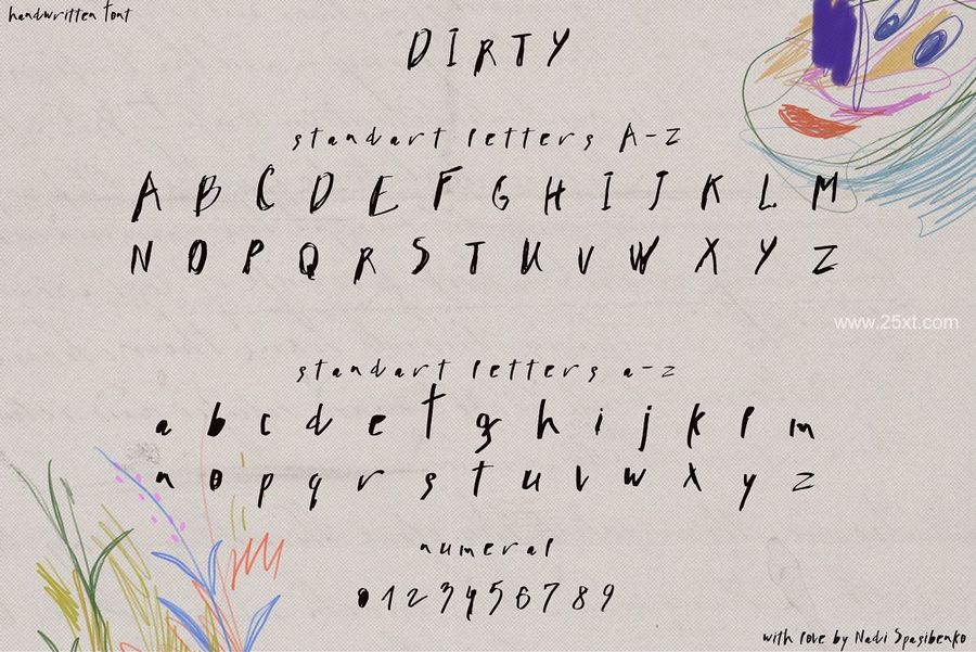 25xt-171432-Dirty Handwritten Font5.jpg