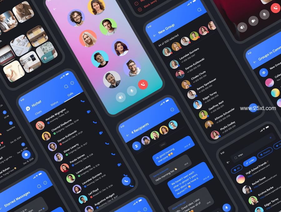 25xt-171682-Hichat - Messenger App UI Kit6.jpg