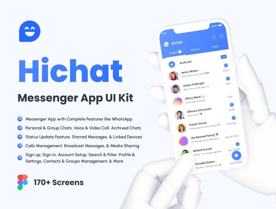 25xt-171682-Hichat - Messenger App UI Kit1.jpg