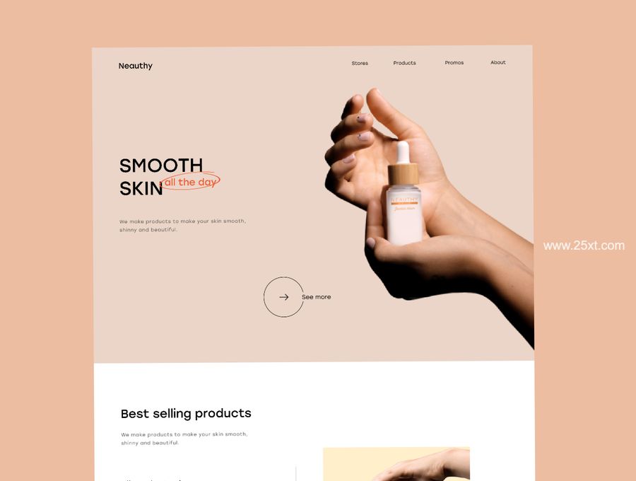 25xt-171685-Neauthy - Cosmetic Landing Page Design1.jpg