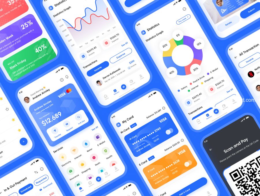 25xt-171695-AllPay - Finance, Banking, & E-Wallet App UI Kit3.jpg