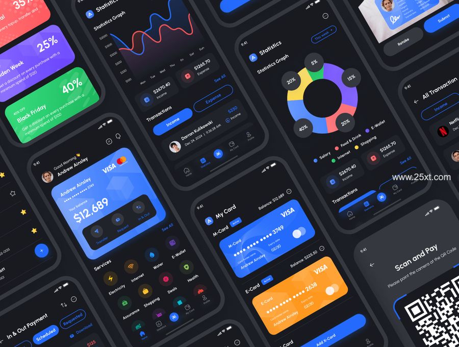 25xt-171695-AllPay - Finance, Banking, & E-Wallet App UI Kit5.jpg