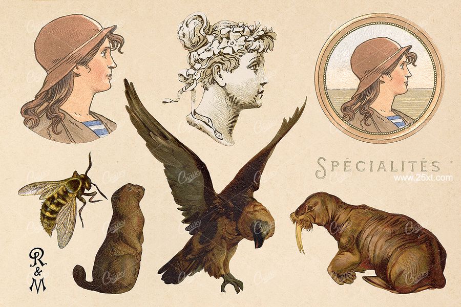 25xt-171744-The Vintage Collage Creator Vol.210.jpg