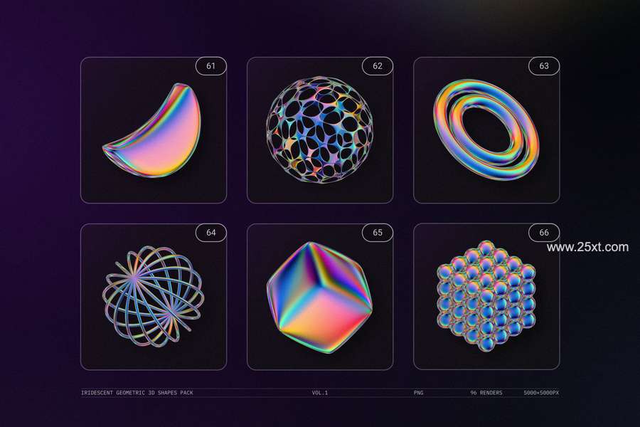 25xt-172193-IRIDESCENT GEOMETRIC 3D SHAPES PACK VOL.115.jpg