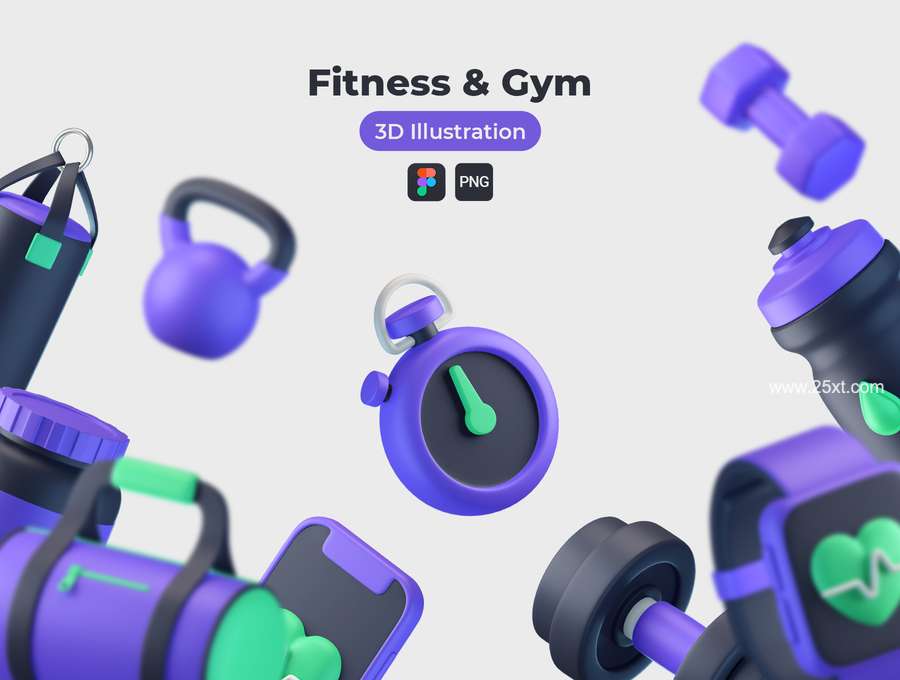 25xt-172253-Fitness and Gym 3D Icons1.jpg