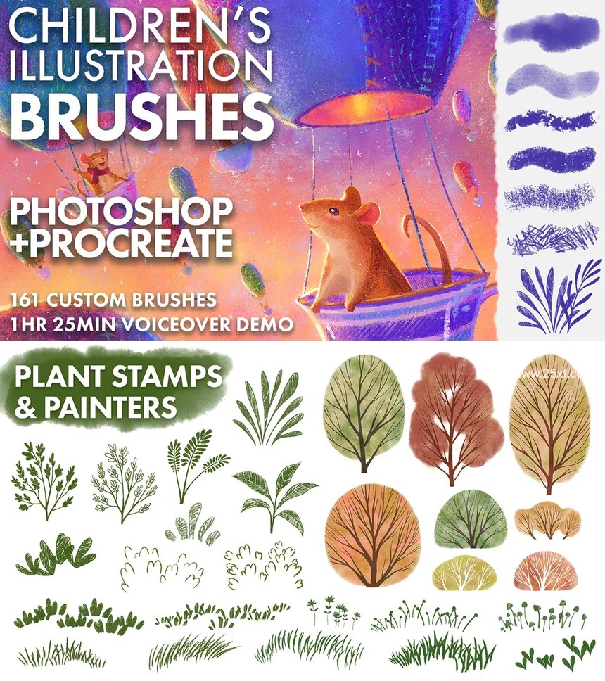 25xt-172386-Children's Illustration Brushes for Photoshop and Procreate2.jpg