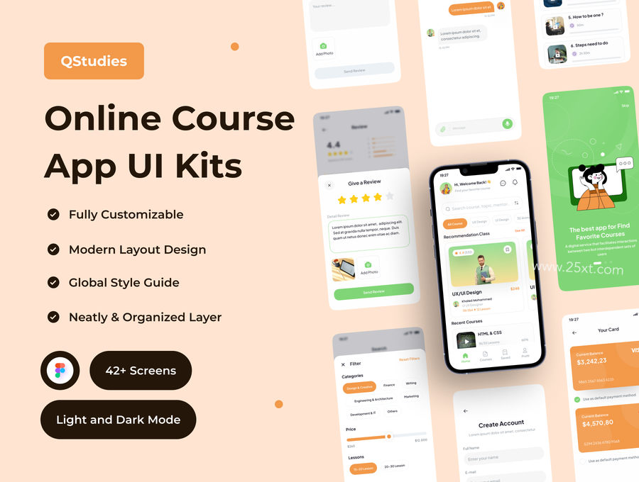 25xt-162094-Qstudies - Online Course App UI Kit1.jpg