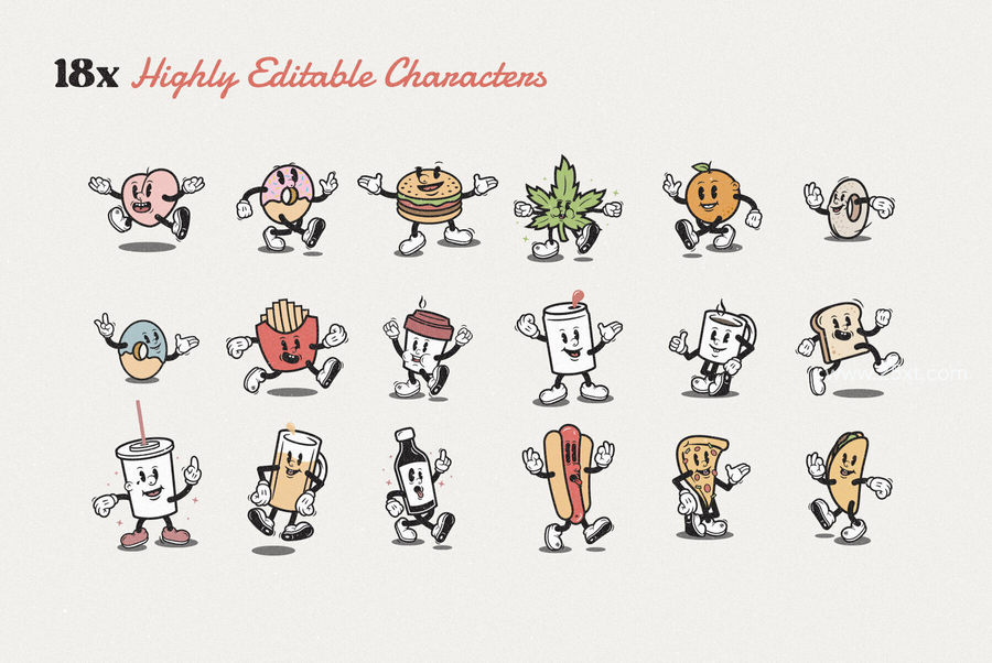 25xt-162230-Food Friends Vintage Logos & Mascots3.jpg