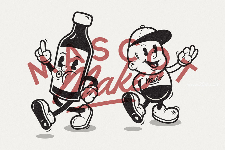 25xt-162232-Mascot Maker - Vintage Vector Cartoon Characters14.jpg