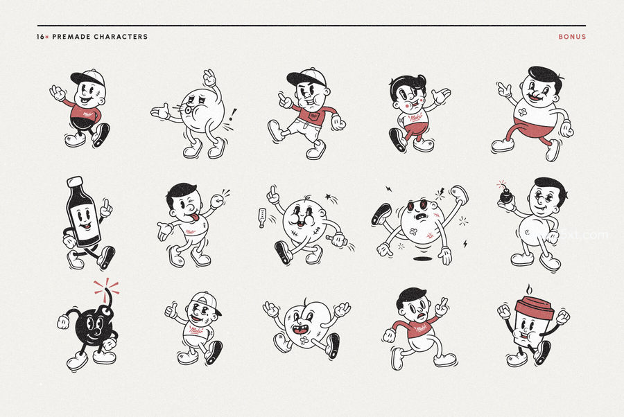 25xt-162232-Mascot Maker - Vintage Vector Cartoon Characters13.jpg