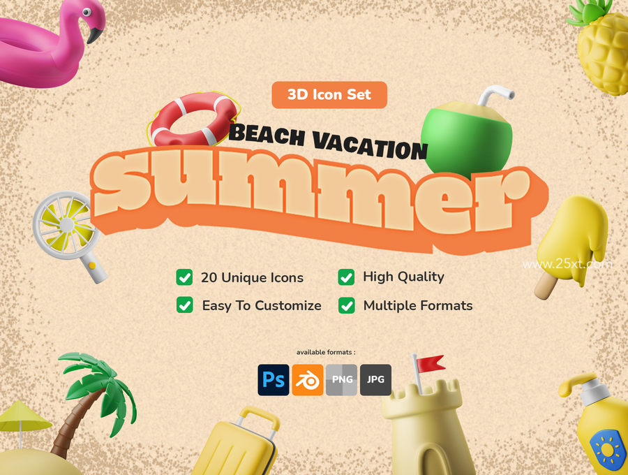 25xt-172442-3D Icon Set - Summer Theme Beach Vacation1.jpg