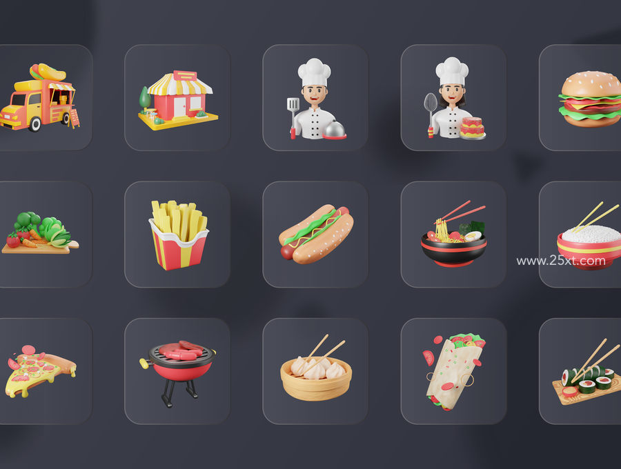 25xt-172445-30 3D Food & Meals Icons Illustration8.jpg