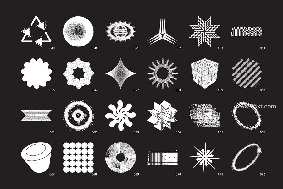 25xt-172451-Bitmap Vector Shapes. Part 14.jpg